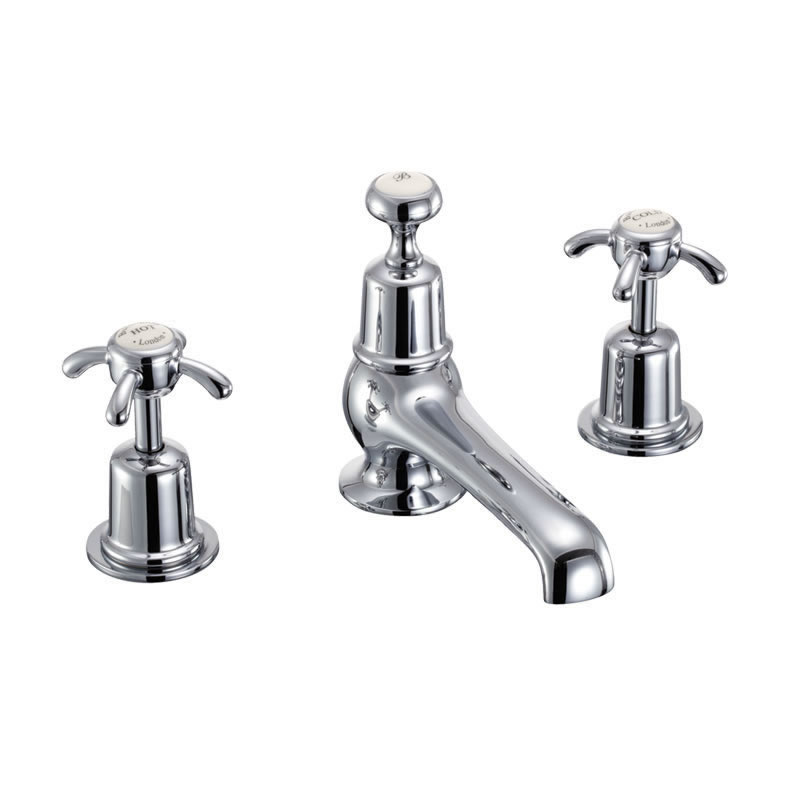 Anglesey Medici 3 Tap Hole Mixer with Pop Up Waste 